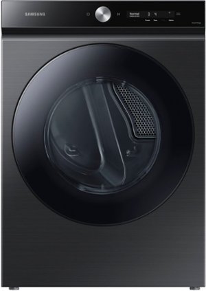 Samsung - Bespoke 7.6 cu. ft. Ultra Capacity Electric Dryer with Super Speed Dry and AI Smart Dial - Brushed Black