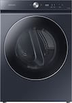 Samsung - BESPOKE 7.6 Cu. Ft. Stackable Smart Electric Dryer with Steam and AI Optimal Dry - Brushed Navy