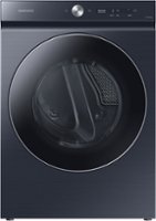 Samsung - Bespoke 7.6 cu. ft. Ultra Capacity Electric Dryer with AI Optimal Dry and Super Speed Dry - Brushed Navy - Front_Zoom
