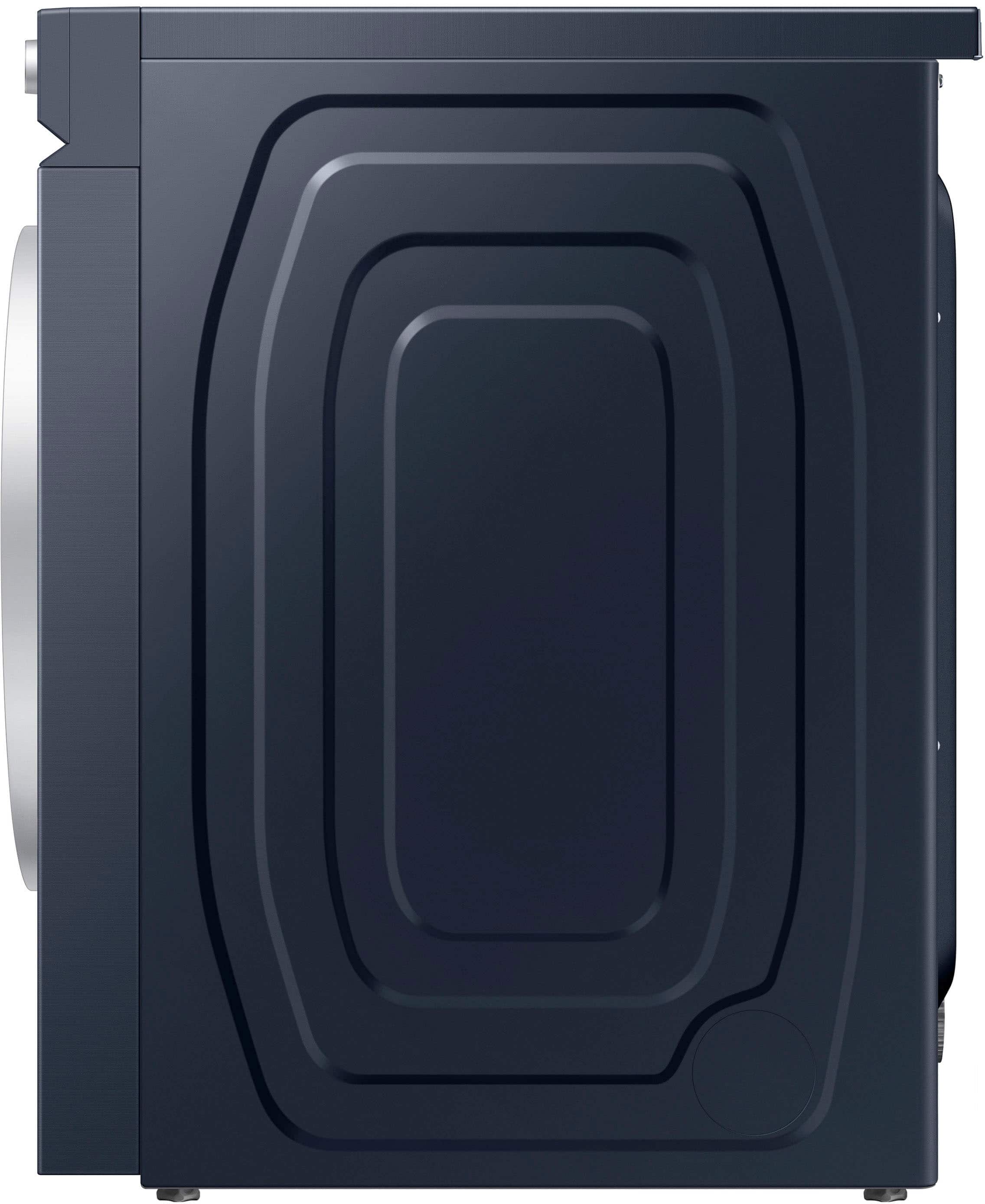 Alt View 21. Samsung - BESPOKE 7.6 Cu. Ft. Stackable Smart Electric Dryer with Steam and AI Optimal Dry - Brushed Navy.