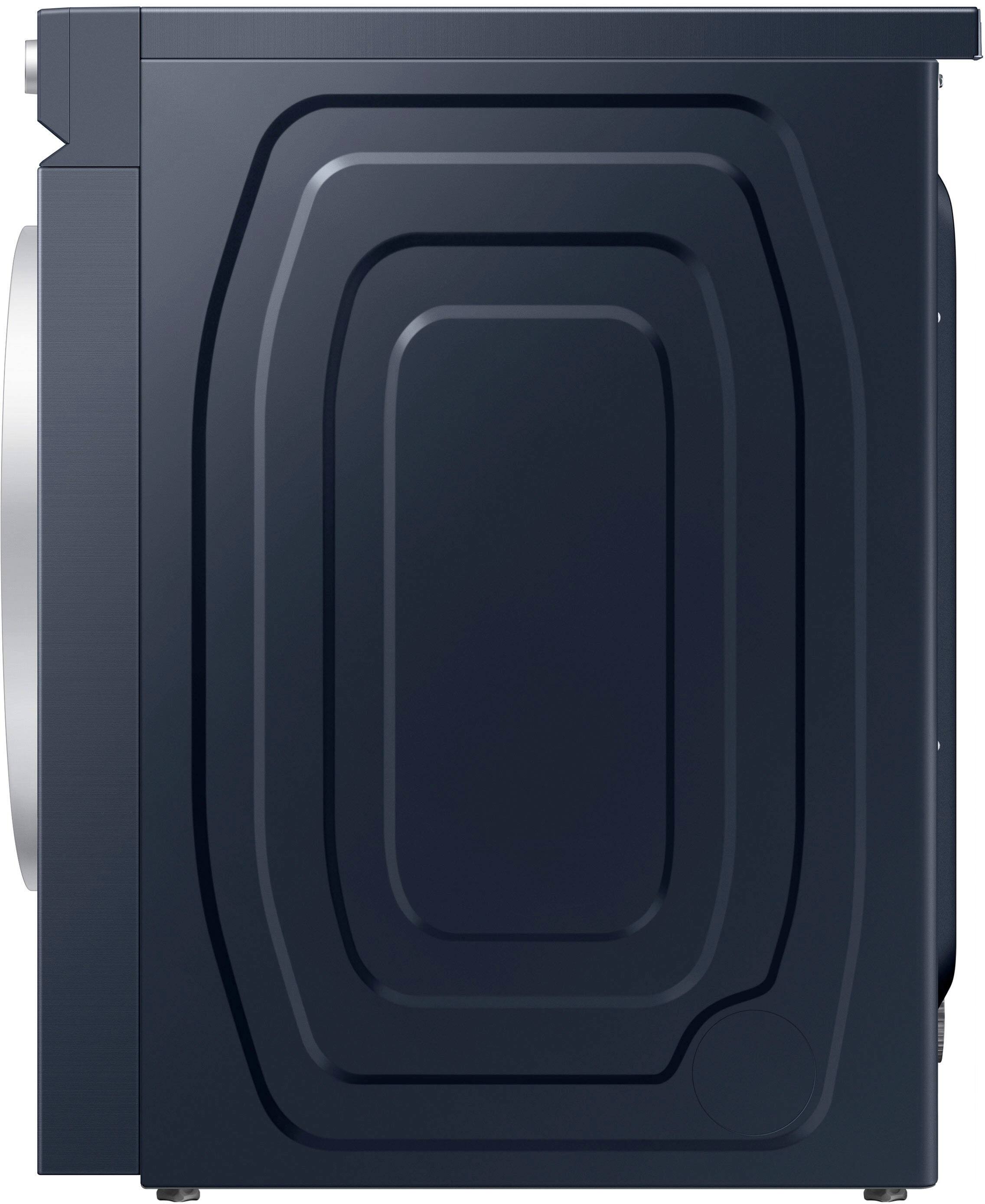 Alt View 21. Samsung - BESPOKE 7.6 Cu. Ft. Stackable Smart Electric Dryer with Steam and AI Optimal Dry - Brushed Navy.