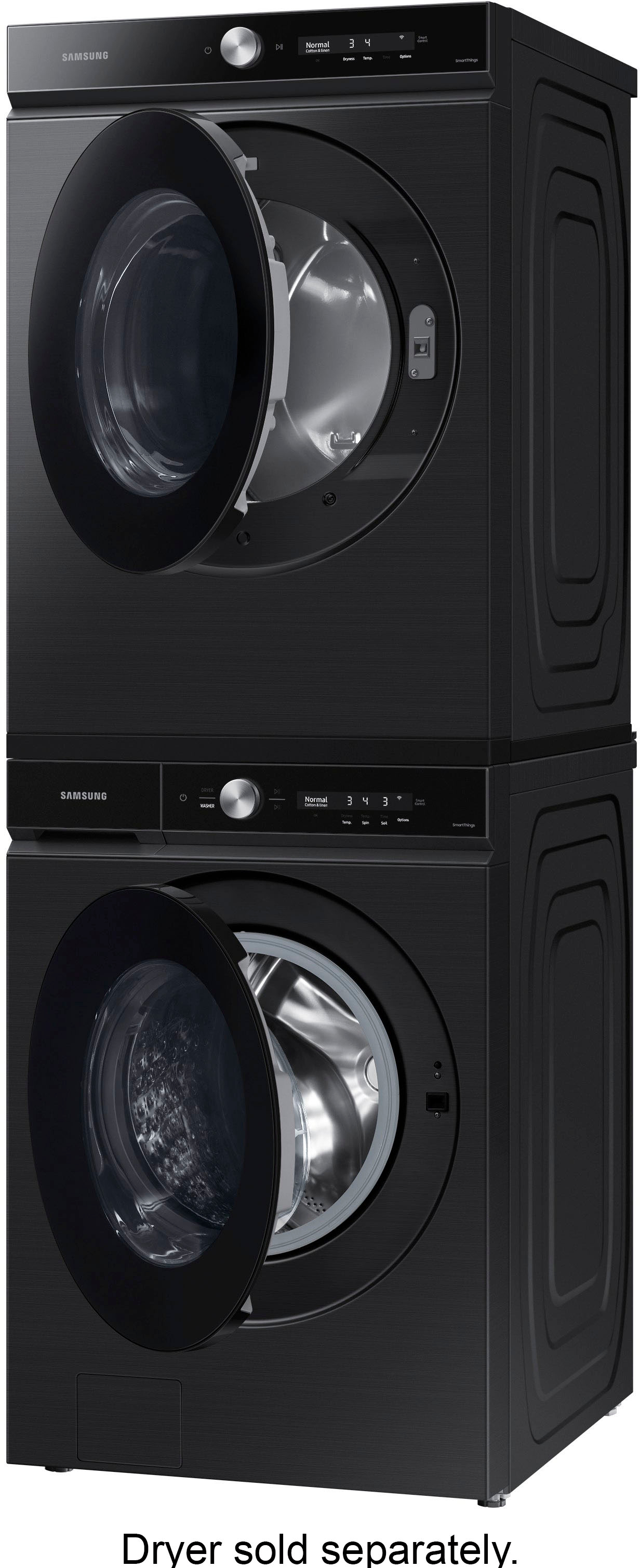 Samsung BESPOKE 5.3 Cu. Ft. High-Efficiency Stackable Smart Front Load  Washer with Steam and AI OptiWash Brushed Navy WF53BB8900ADUS - Best Buy