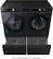 Alt View 22. Samsung - BESPOKE 5.3 Cu. Ft. High-Efficiency Stackable Smart Front Load Washer with Steam and Super Speed Wash - Brushed Black.