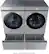 Alt View 23. Samsung - BESPOKE 7.6 Cu. Ft. Stackable Smart Gas Dryer with Steam and AI Optimal Dry - Silver Steel.