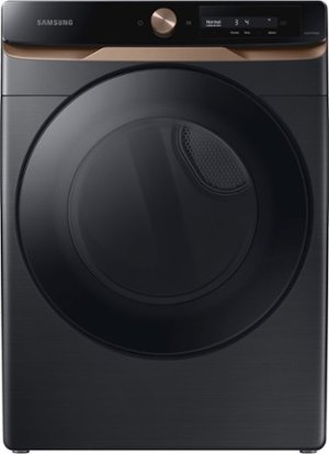 Samsung - 7.5 cu. ft. AI Smart Dial Gas Dryer with Super Speed Dry and MultiControl™ - Brushed Black