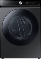 Samsung - Bespoke 7.6 cu. ft. Ultra Capacity Gas Dryer with Super Speed Dry and AI Smart Dial - Brushed Black - Front_Zoom