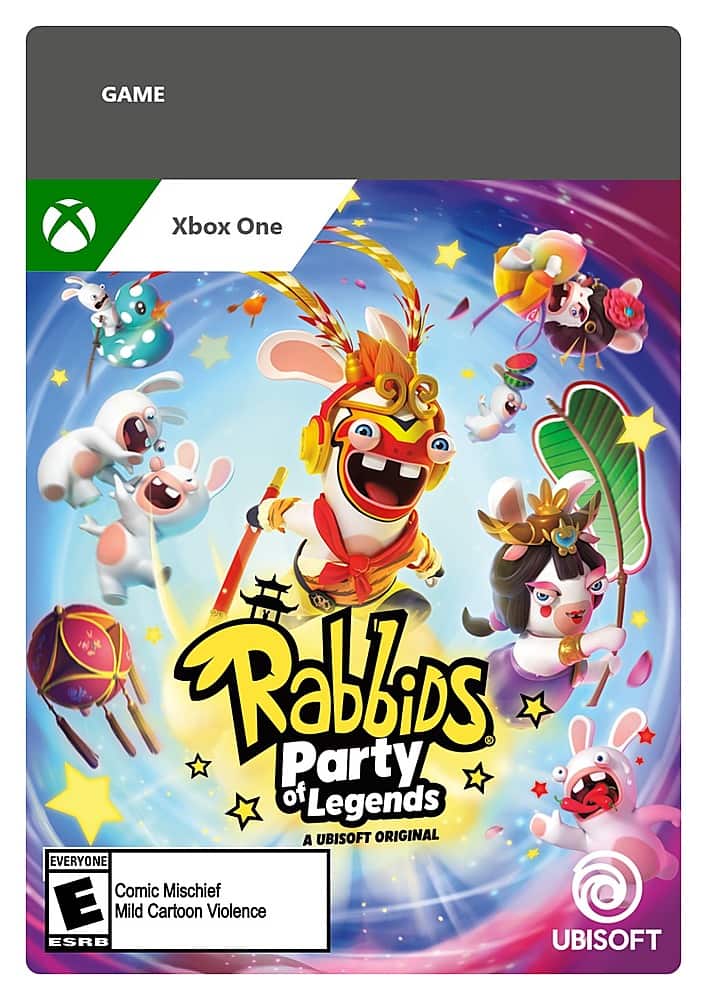 Front. Ubisoft - Rabbids: Party of Legends.