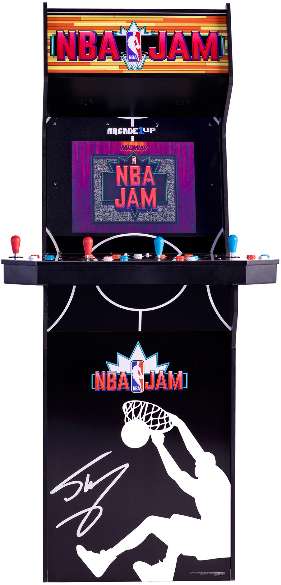 Arcade1UP NBA Jam SHAQ Edition 19 Arcade with Lit Marquee NBS-A