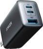 Anker - 735 65W 3 Port USB Foldable Fast Wall Charger with GaN for iPhone/Samsung/Tablets/Laptops - Black