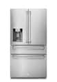Thor Kitchen - 21.6-cu ft Professional French Door Refrigerator with Ice and Water Dispenser, Counter Depth - Stainless Steel