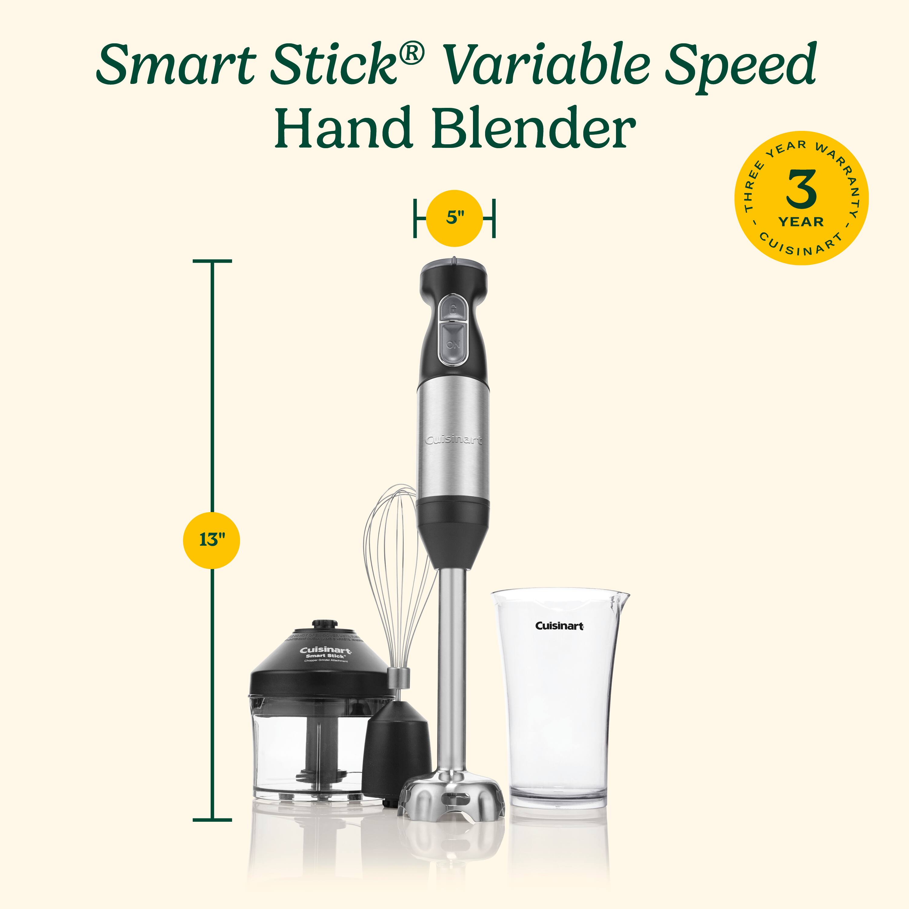 Smart Stick Variable Speed Hand Blender 3-Year Warranty Cuisinart 13" Cuisinart Culinary