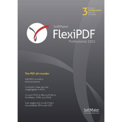 SoftMaker - FlexiPDF Professional 2022 (3-Devices) - Windows [Digital] - Front_Zoom
