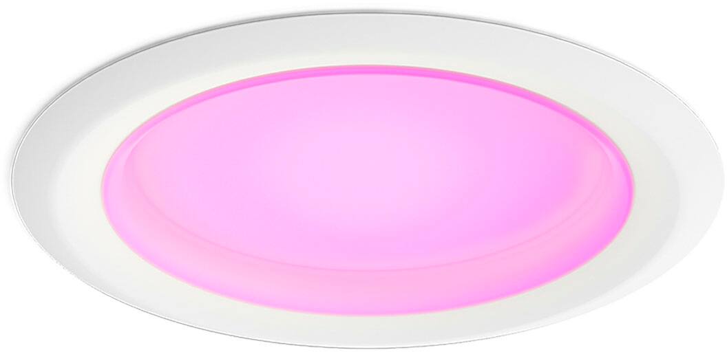 Alt View 11. Philips - Hue 4" High Lumen Recessed Downlight - White and Color Ambiance.