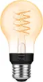 Alt View 11. Philips - Hue Filament A19 Bluetooth 40W Smart LED Bulb - White.