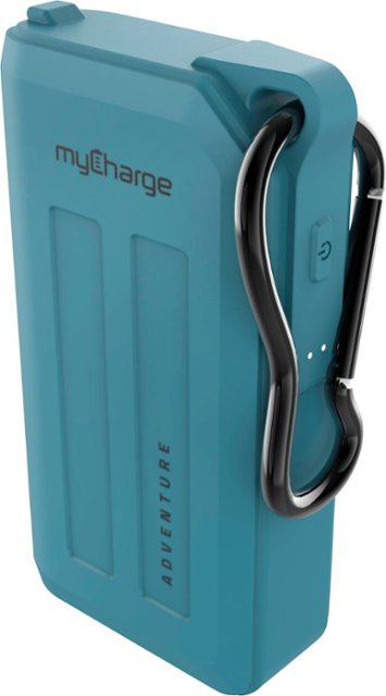 Front Zoom. myCharge - Adventure H2O 6700mAh Portable Charger for Most USB enabled Devices - Blue.