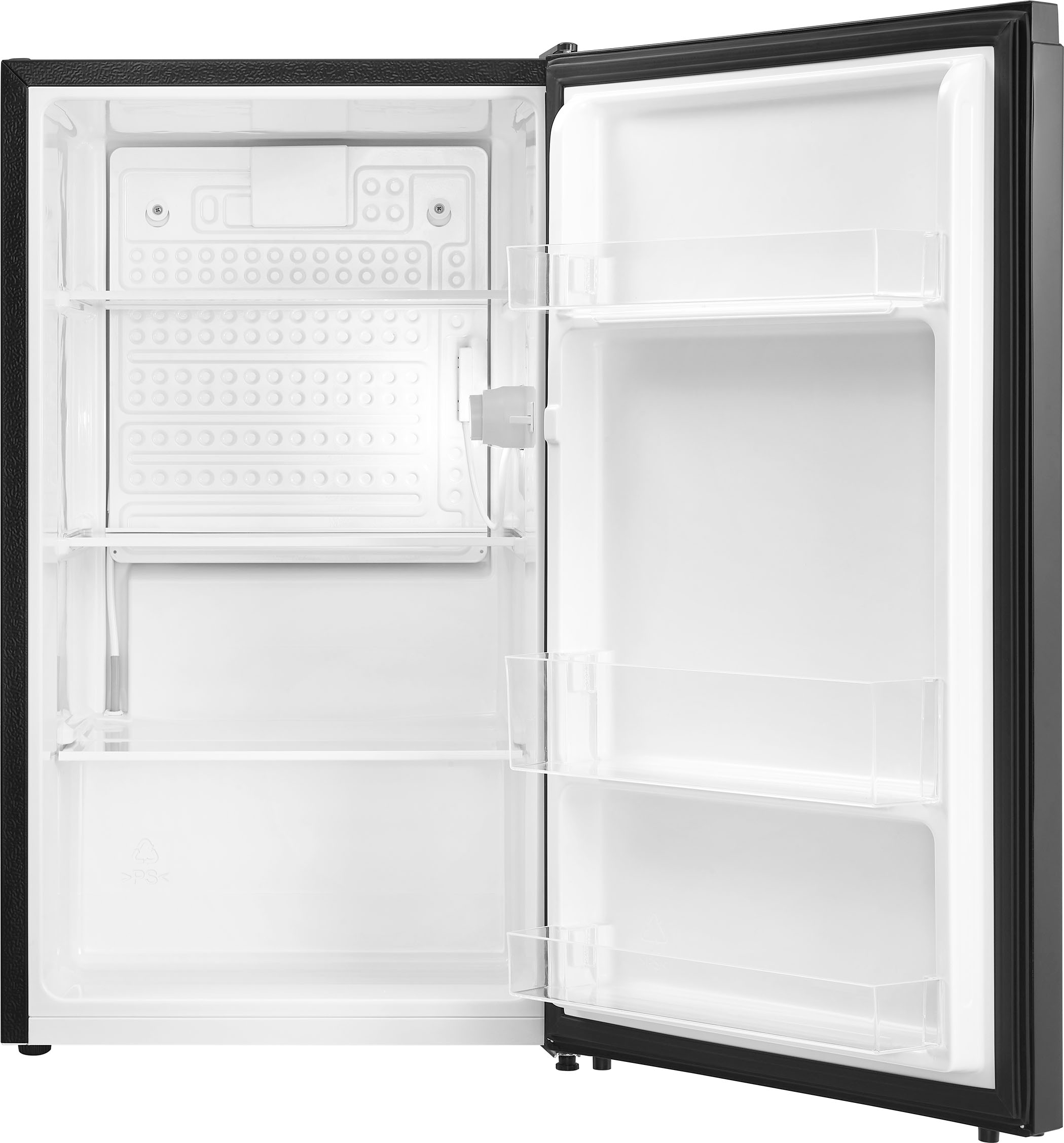 COMFEE' CRM33S3ABB 3.3 CuFt mini fridge Singel Door small Fridge for  Bedroom Office Garage Studio Dorm, mini Refrigerator Black
