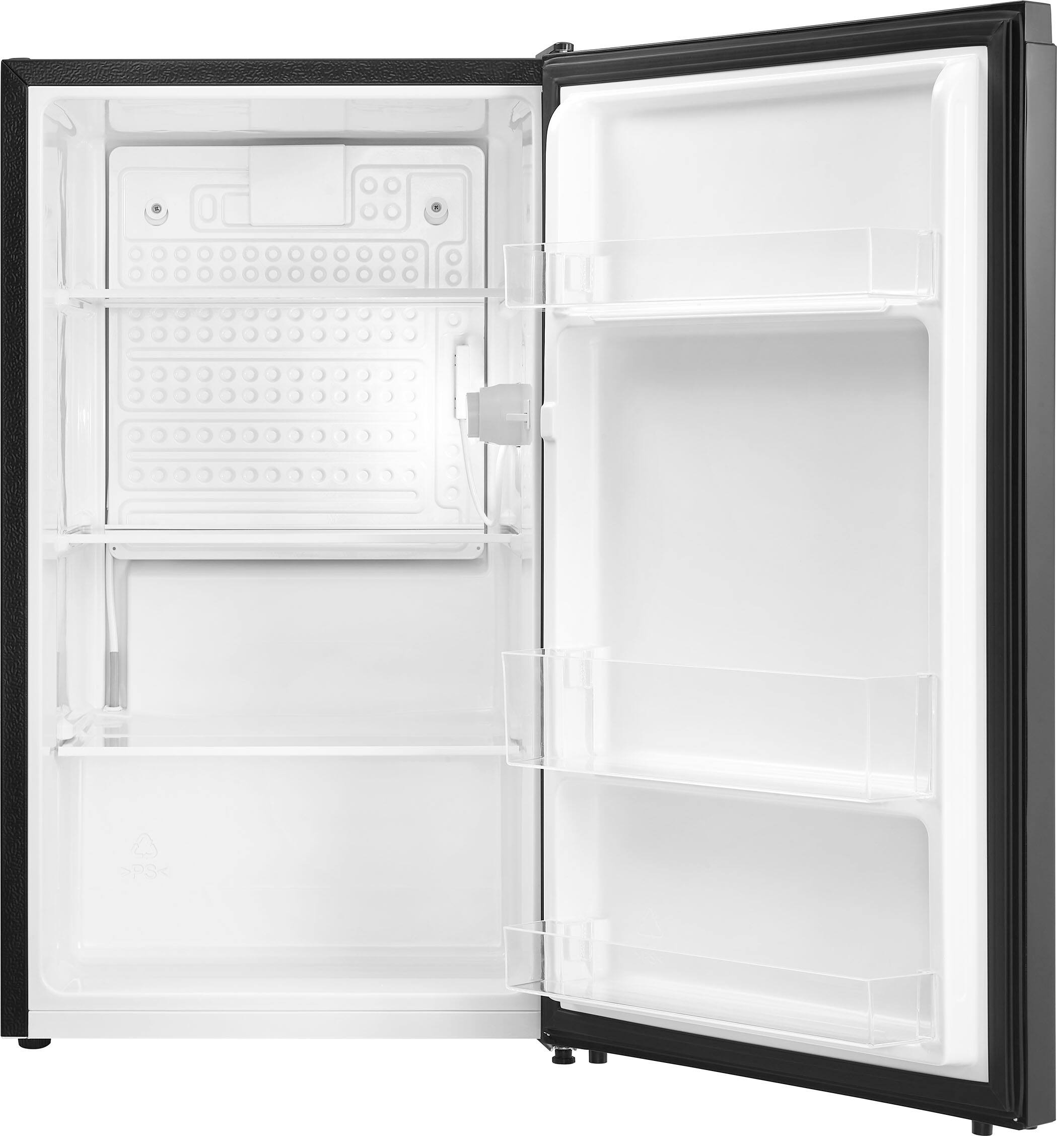 Alt View 12. Insignia™ - 3.3 Cu. Ft. Mini Fridge with ENERGY STAR Certification - Black.