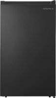 Insignia™ - 4.4 Cu. Ft. Mini Fridge with ENERGY STAR Certification - Black - Front_Zoom