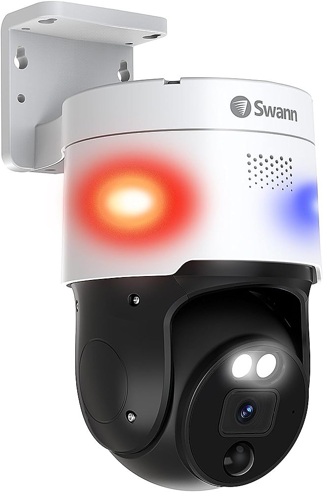 tactiek speler knop Swann ProEnforcer Indoor/Outdoor Wired 4K UHD NVR Pan and Tilt Add-On Security  Camera White SWNHD-900PT-US - Best Buy
