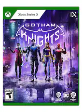 Xbox Series X Gotham Knights game cover.