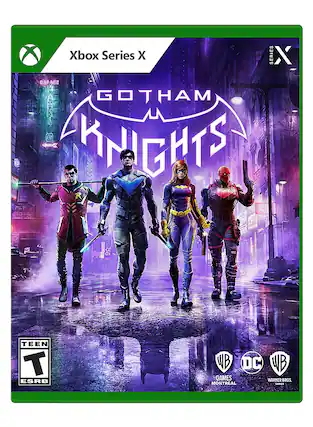 Xbox Series X Gotham Knights game cover. - T (Teen 13+)