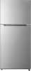 Front. Insignia™ - 20.5 Cu. Ft. Top-Freezer Refrigerator with ENERGY STAR Certification - Stainless Steel.