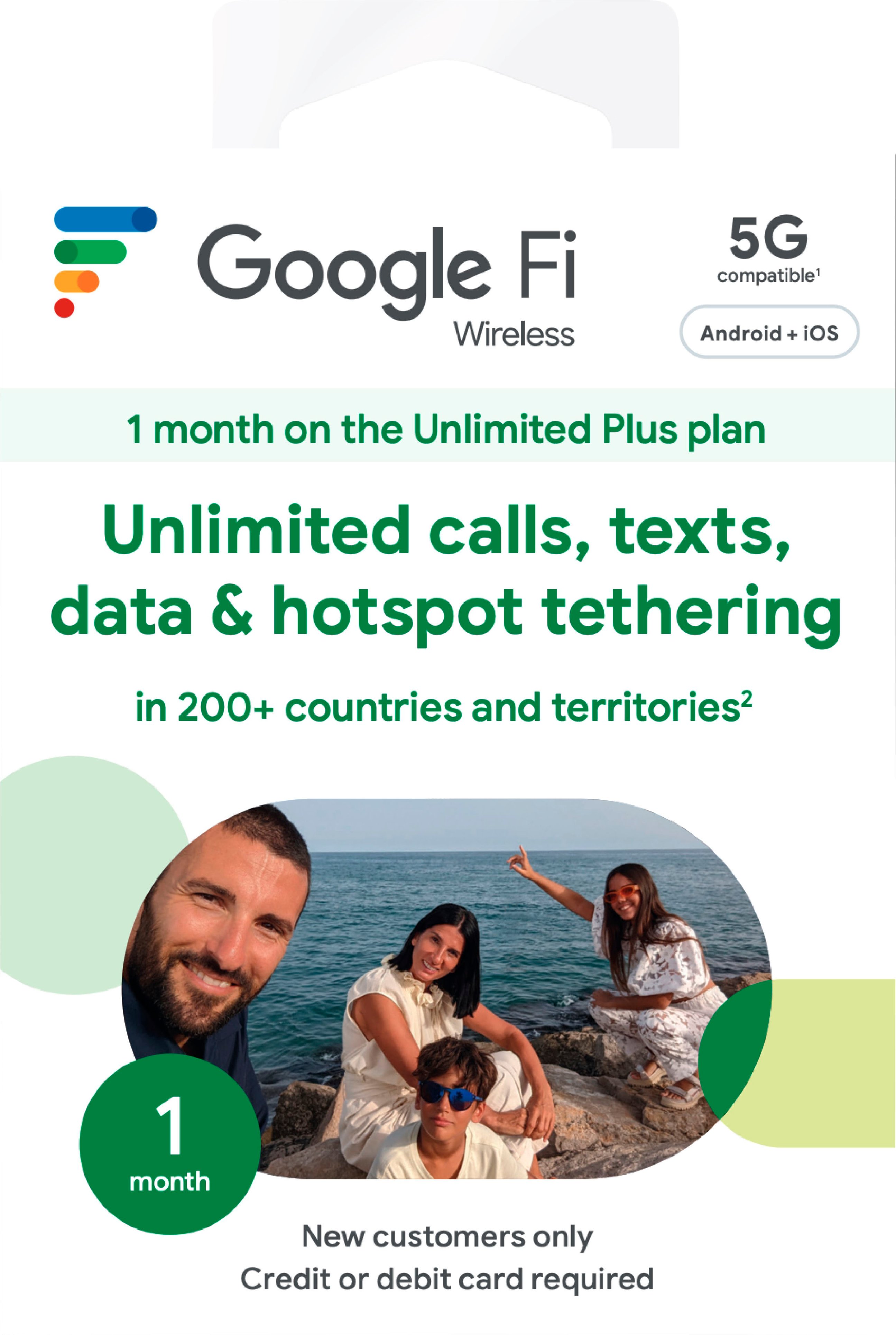 Google Fi Wireless Unlimited Plus Talk/Text/Data SIM Kit 1  - Best Buy