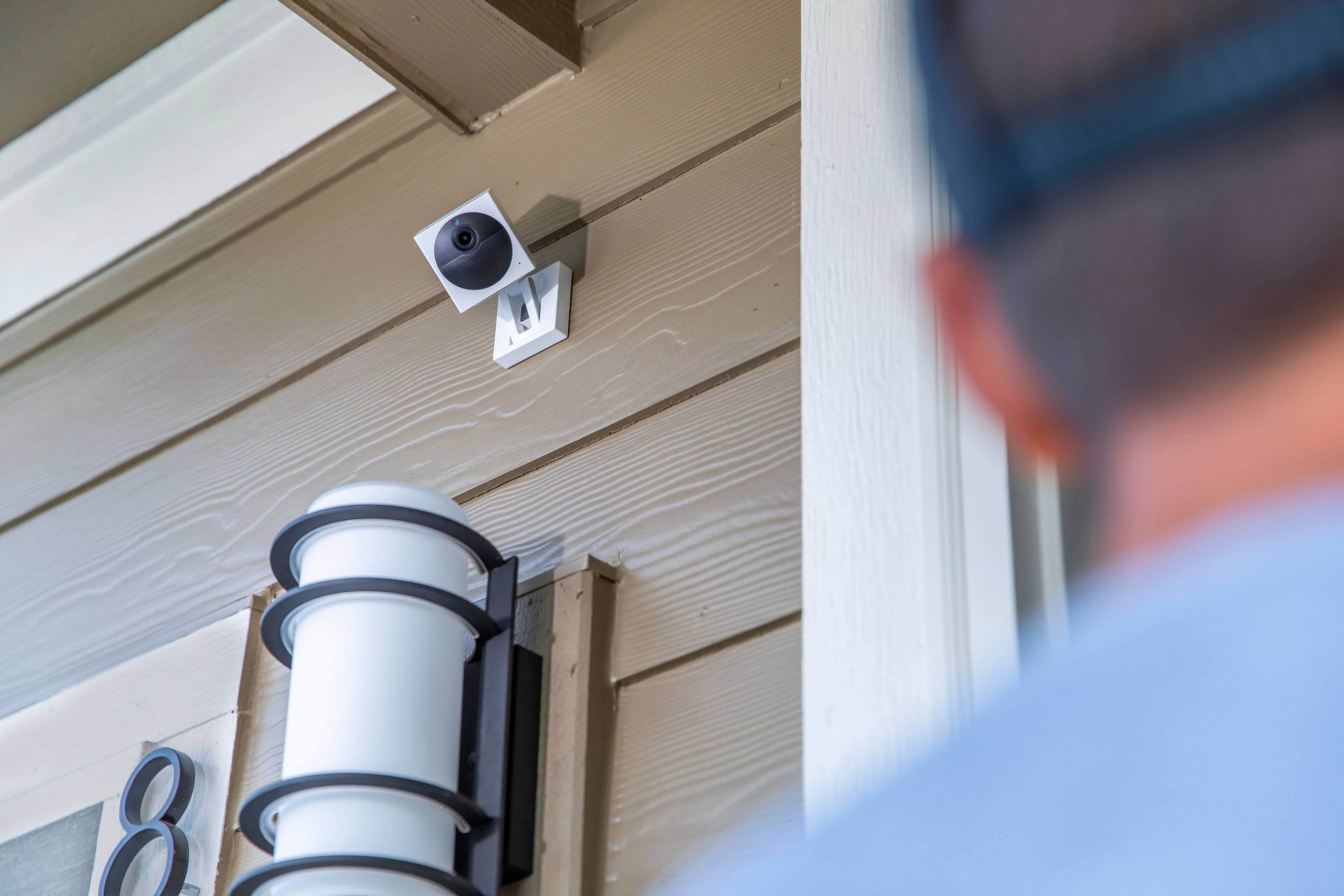 Alt View 13. Wyze - Cam Outdoor v2 Add-on Security Camera - White.