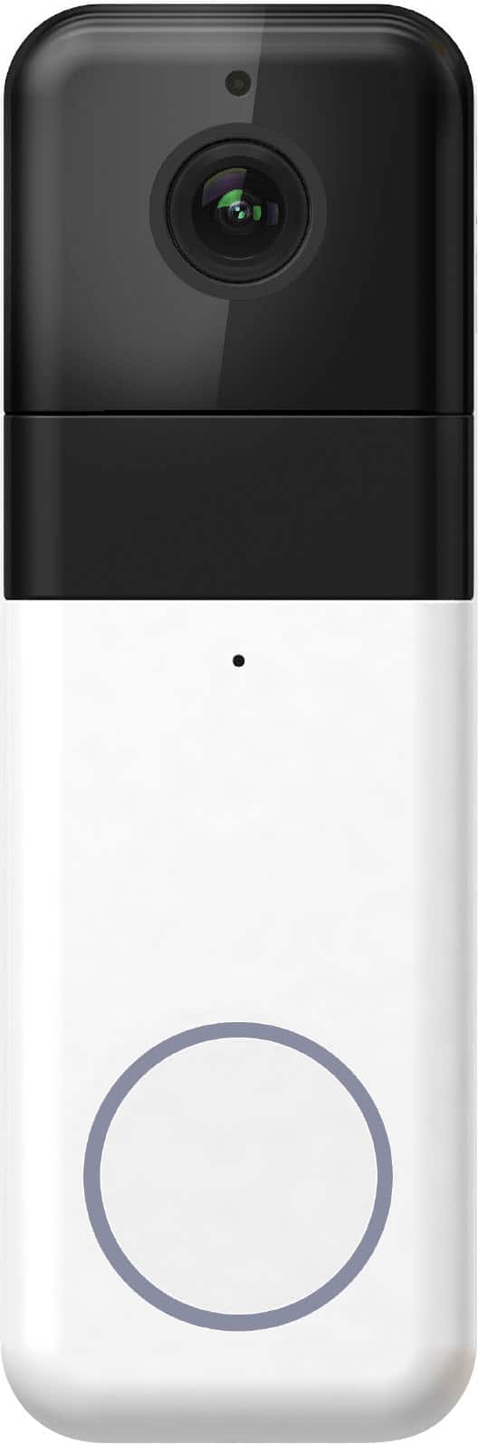 Angle. Wyze - Battery Video Doorbell Camera Pro - White.