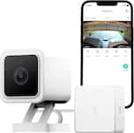 Wyze - Indoor/Outdoor Wireless 1080p HD Smart Garage Door Opener and Security Camera - White