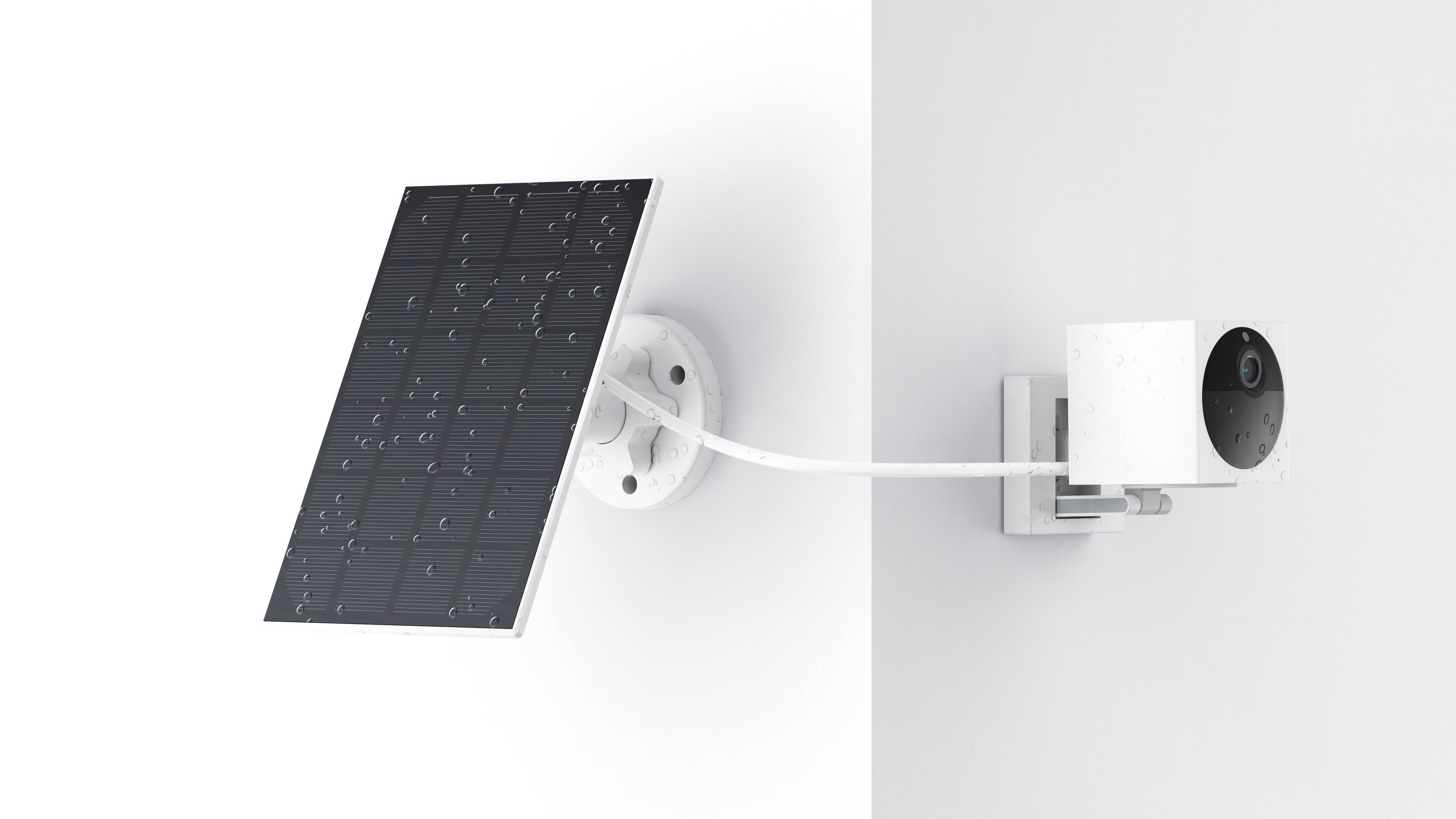 Alt View 12. Wyze - Solar Panel - White.