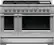 Front. Fisher & Paykel - 7.7 Cu. Ft. Freestanding Double Oven Gas Convection Range with Griddle, NG - Stainless Steel.