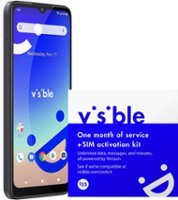 Visible Midnight, 32 GB, Prepaid Smartphone & Unlimited Data Bundle - Midnight Blue-gray - Front_Zoom