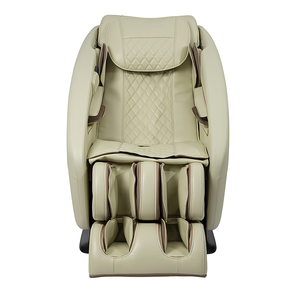 Angle View: Titan - Pro Commander 3D Massage Chair - Taupe