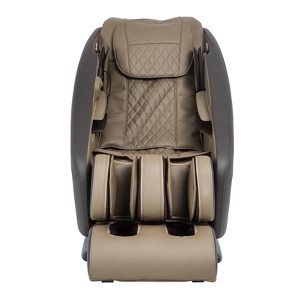 Angle View: Titan - Pro Commander 3D Massage Chair - Brown