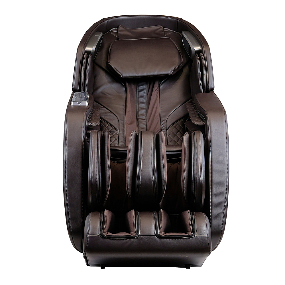 Angle View: Osaki - Pro Encore 4D SL-Track Massage Chair - Brown