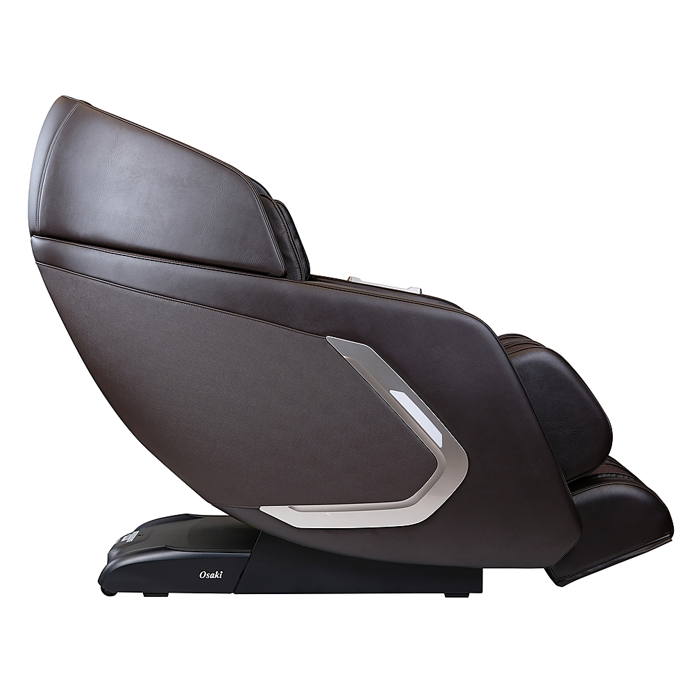 Left View: Osaki - Pro Encore 4D SL-Track Massage Chair - Brown