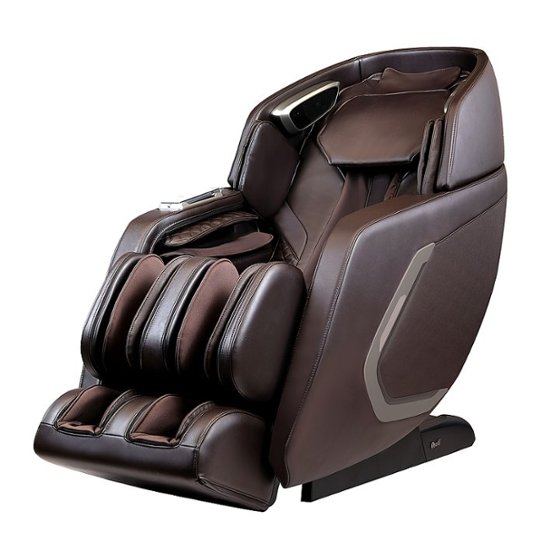 Front Zoom. Osaki - Pro Encore 4D SL-Track Massage Chair - Brown.