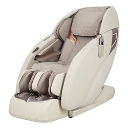 Osaki - Tecno 3D SL-Track Massage Chair - Taupe - Front_Zoom