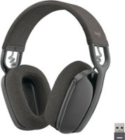 Logitech - Zone Vibe 125 Wireless Over-the-Ear Headphones with Noise-Canceling Microphone - Graphite - Front_Zoom