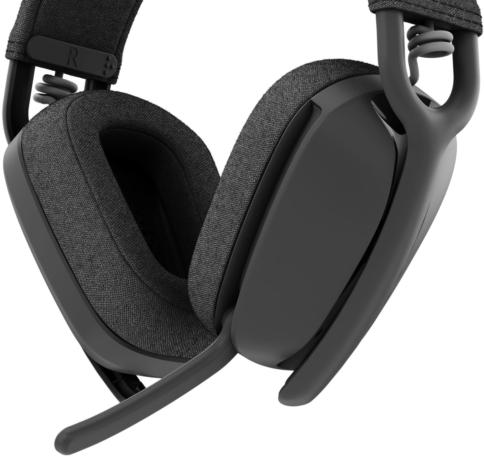 Logitech Zone - Wireless 981-001166 Noise-Canceling 125 Graphite with Best Buy Over-the-Ear Headphones Vibe Microphone