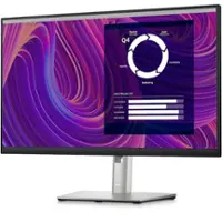 Dell - 23.8" LCD Monitor (DisplayPort, USB, HDMI) - Black, Silver - Front_Zoom