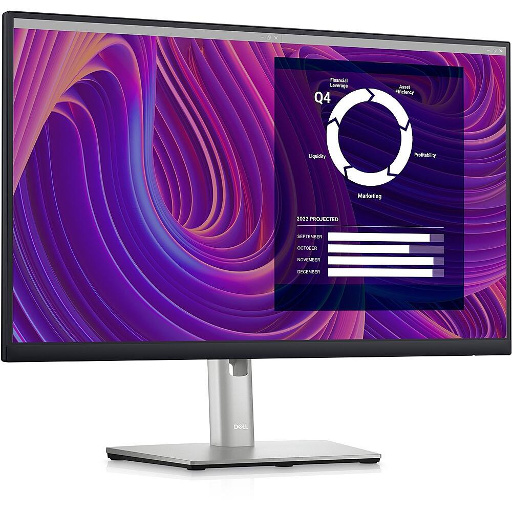 Alt View 16. Dell - 23.8" LCD Monitor (DisplayPort, USB, HDMI) - Black, Silver.
