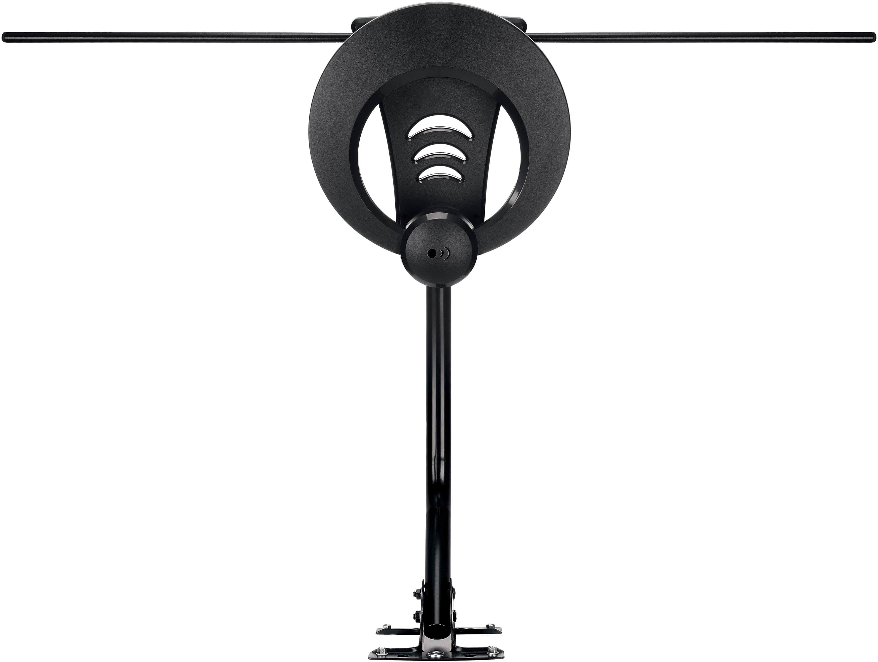 Front. Antennas Direct - ClearStream 1MAX Indoor/Outdoor UHF/VHF HDTV Antenna with Mast - Black.