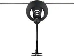 Antennas Direct - ClearStream 1MAX Indoor/Outdoor UHF/VHF HDTV Antenna with Mast - Black - Front_Zoom