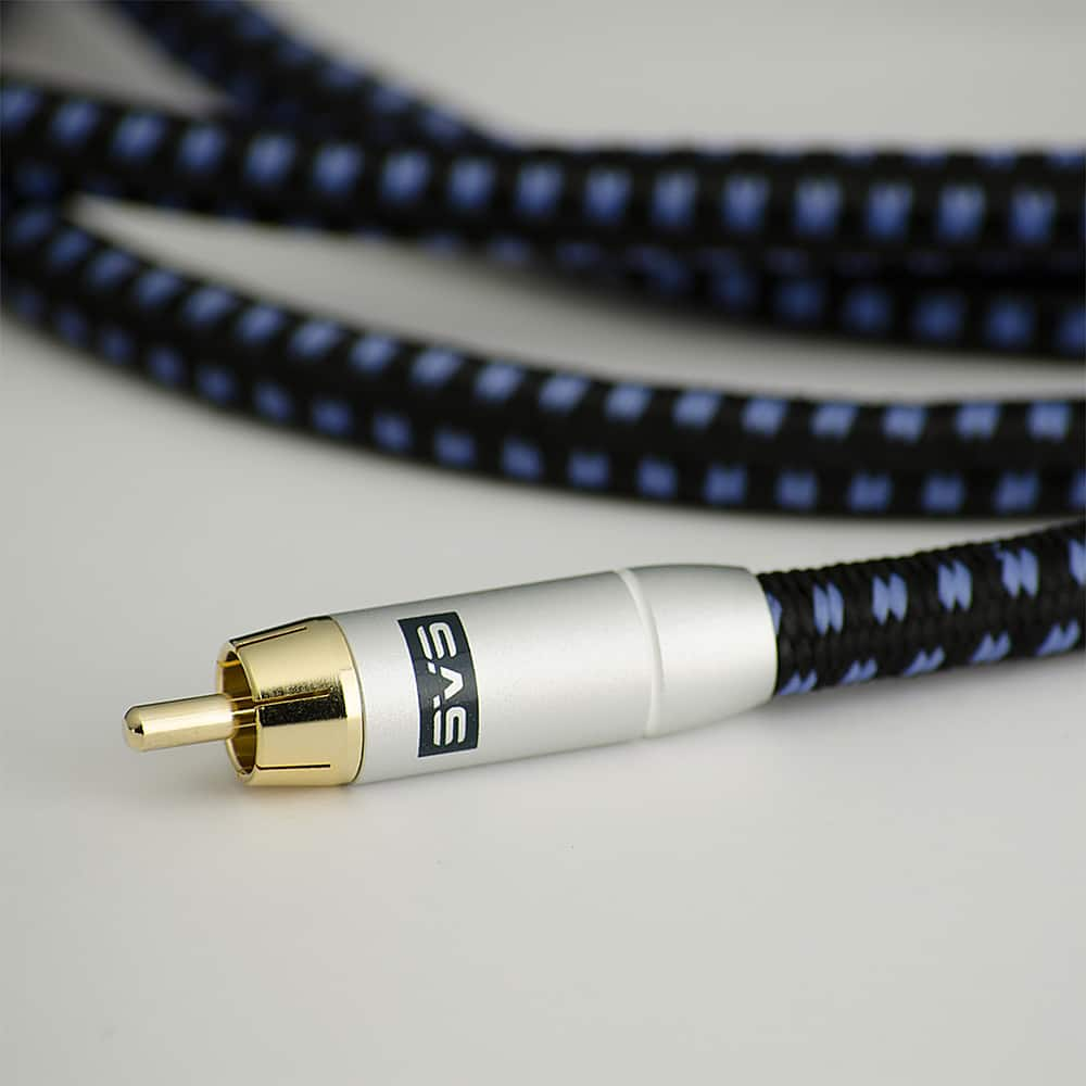 Angle View: SVS - SoundPath 8M RCA Audio Interconnect Cable - Multi