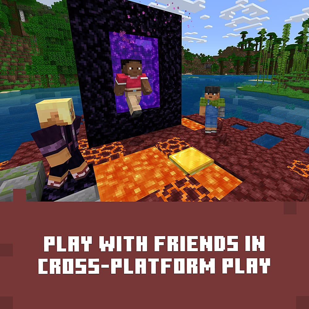 Play with friends in cross-platform play.