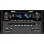 Front. MB Quart - RV Bluetooth DVD Receiver - Black.