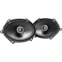 MB Quart - Formula Series 5" x 7"/6" x 8" 2-Way Car Speakers with Polypropylene Cones (Pair) - Black - Front_Zoom
