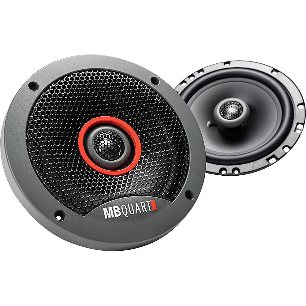 Front. MB Quart - Formula Series 6.5" 3-Way Car Speakers with Polypropylene Cones (Pair) - Black.